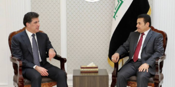 الأعرجي يستقبل نيجيرفان بارزاني