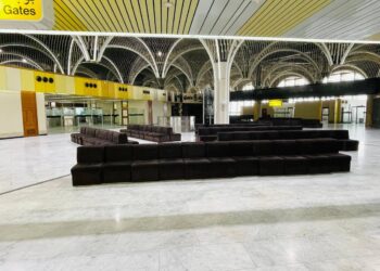 استعدادات لإعادة الافتتاح صالة نينوى في مطار بغداد