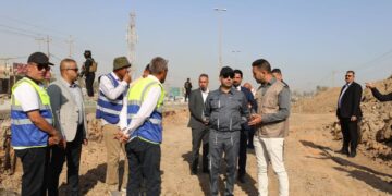 الاعلان عن المباشرة بتنفيذ مشروع بوابة النجف الأشرف من جهة الكوفة