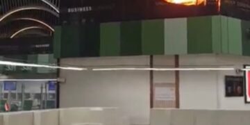 اندلاع حريق داخل احدى صالات مطار بغداد الدولي