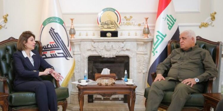 الفياض يستقبل وزير الهجرة