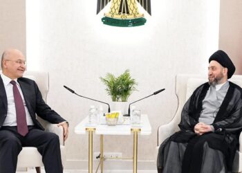 الحكيم يستقبــــل برهم صالح