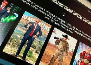 مجموعة بطاقات رقمية لــ(ترامب) تُبـــاع بملايين الدولارات