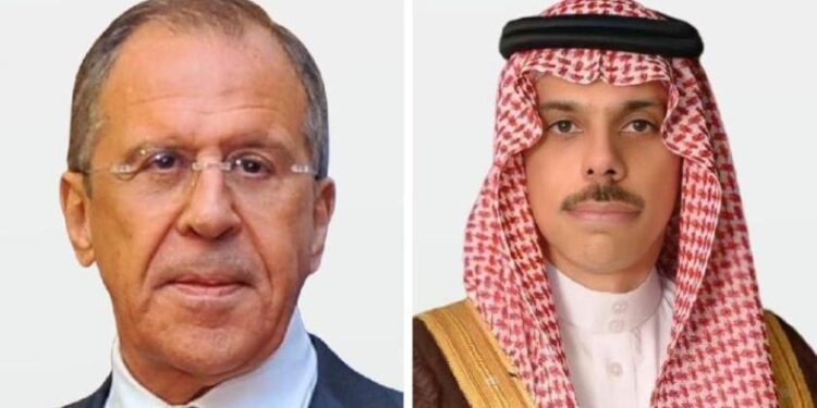 وزيرا خارجية (السعودية و روسيا) يبحثان تطورات الأزمة الأوكرانية