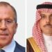وزيرا خارجية (السعودية و روسيا) يبحثان تطورات الأزمة الأوكرانية