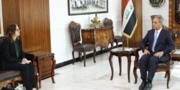فائق زيدان يستقبــــل سفيرة السويد في العراق