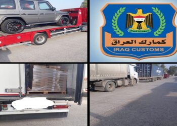 ضبط 4 شاحنات مخالفة عند مدخل بغداد