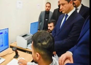 وزير العدل يطلع على مشروع الأتمتة الإلكترونية
