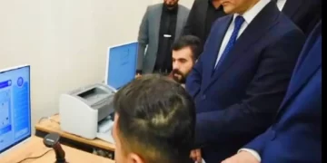 وزير العدل يطلع على مشروع الأتمتة الإلكترونية