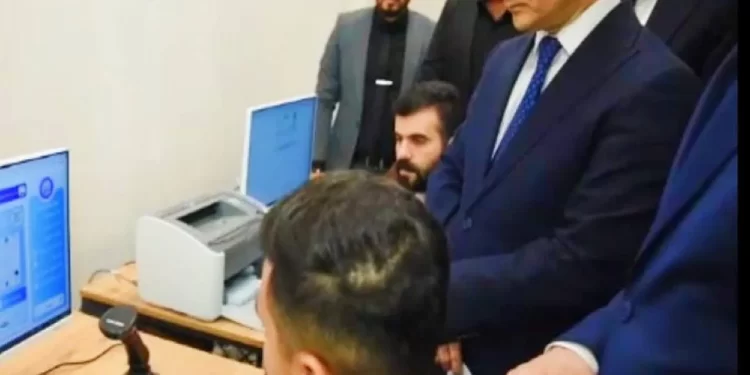 وزير العدل يطلع على مشروع الأتمتة الإلكترونية