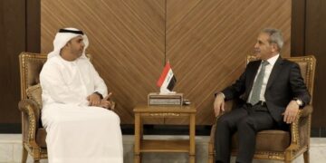 زيدان يبحث الإجراءات القضائية مع نظيره الإماراتي