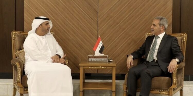 زيدان يبحث الإجراءات القضائية مع نظيره الإماراتي