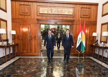 مسرور بارزاني يستقبل القنصل العام الصيني في اربيل