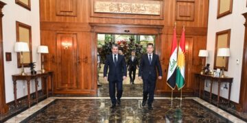 مسرور بارزاني يستقبل القنصل العام الصيني في اربيل