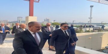 الوفد الاعلامي المصري يزور مبنى نقابة الصحفيين العراقيين