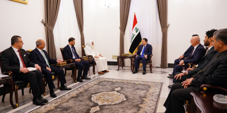 السوداني يستقبل وفداً من الصابئة المندائيين