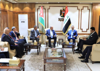 وزير التخطيط ، يستقبل وزيري “الصناعة والطاقة الاردنيين”