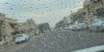 بالصور .. بدء زخات مطر خفيفة في العاصمة بغداد
