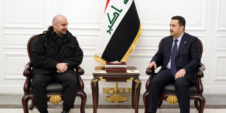 السوداني يلتقي رئيس الاتحاد الوطني الكردستاني