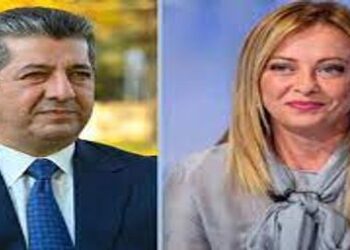 رئيسة الوزراء الايطالية تعرب عن املها بتعزيز العلاقة بين اربيل وبغداد