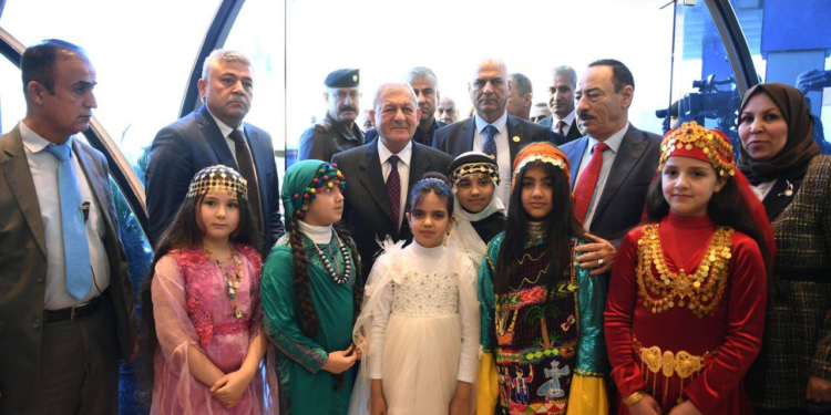 رئيس الجمهورية يصل الى نينوى