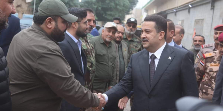 بالصور السوداني يزور قاطع مسؤولية عمليات صلاح الدين للحشد الشعبي و موقع مجزرة سبايكر