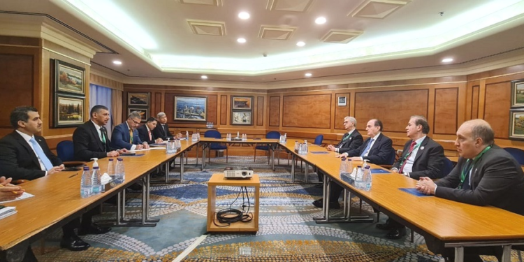 الـوفـد الـعراقي يجـري لقـاءات مع وفـود مشـاركـة بالاجتـماع الـوزاري لأجهزة (إنفاذ قوانين مكافحة الفساد في جدة)