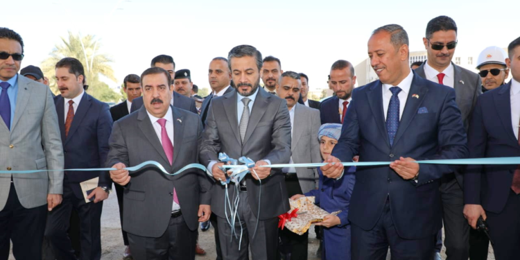 وزير التعليم يفتتح بوابة النصر في جامعة الأنبار