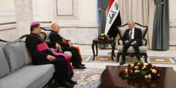 رئيس الجمهورية يستقبل بطريرك الكلدان في العراق والعالم مار لويس روفائيل ساكو