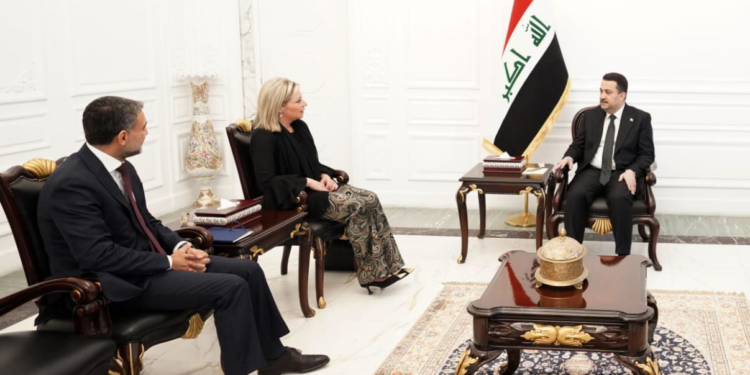 السوداني يلتقي بلاسخارت