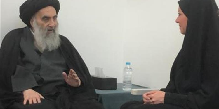 بلاسخارت تصل إلى النجف للقاء المرجع السيستاني