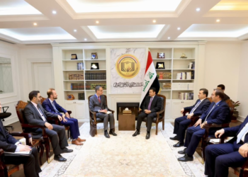 الأعرجي يستقبل المدير التنفيذي لمكتب القدرة المدنية والتخطيط في الدائرة الأوربية