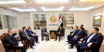 الأعرجي يستقبل المدير التنفيذي لمكتب القدرة المدنية والتخطيط في الدائرة الأوربية