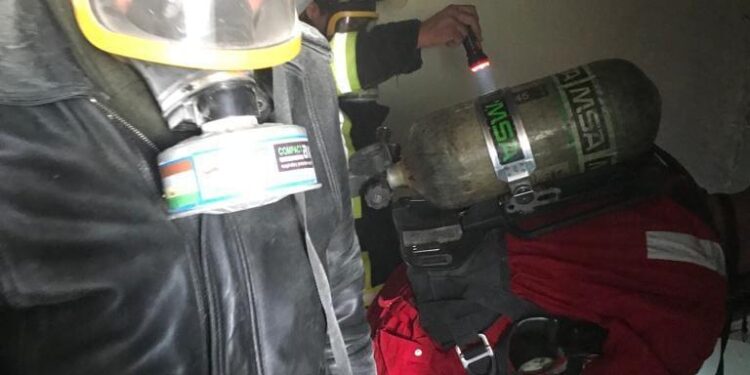 حريق في مستشفى الحسين التعليمي بكربلاء