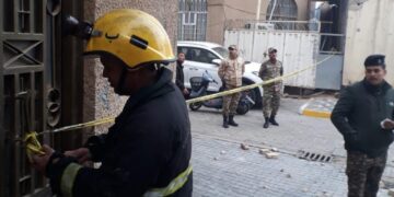 انهيار أجزاء من منزل في كربلاء والدفاع المدني تتدخل بـ(إغلاق وعلامات تحذيرية)