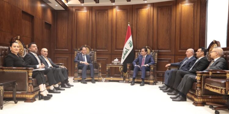 المندلاوي يستقبل مرشحي وزارتي الإعمار والبيئة