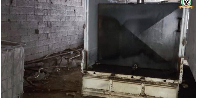 ضبط “وكــــر لتهـــريب النفط” في منطقة الشعب