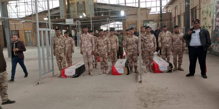 تبادل رفات عسكريين قضوا في حرب الثمانينيات بين العراق وايران