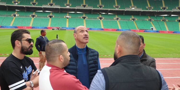 درجال يتفقد تحضيرات المدينة الرياضية في البصرة استعداداً لخليجي 25