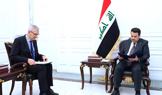 الكشف عن فحوى رسالة تلقاها السوداني من المستشار الألماني