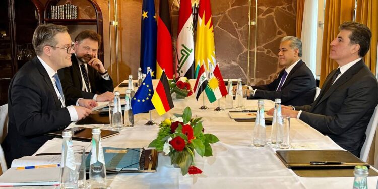 وزير الدولة الألماني للشؤون الخارجية يصل الى اربيل