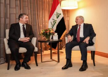 رئيس الجمهورية يبحث مع مسرور بارزاني حل المشاكل الكردية