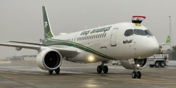 الاعلان عن انضمام طائرة جديدة من طراز (A220) لأسطول الخطوط الجوية العراقية