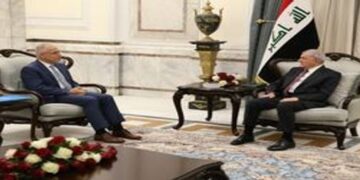 رئيس الجمهورية يستقبل نائب الممثل الخاص للأمم المتحدة في العراق