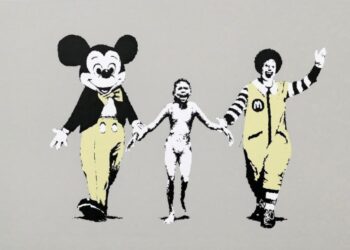 جداريات بانكسي في بيروت ,,  بعد آخر لحياة موازية