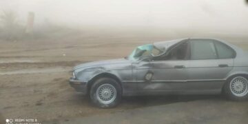 صور.. الضباب يتسبب بحوادث مرورية بالجملة على طريق بغداد – ديالى