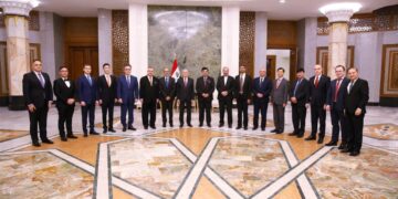 رئيس الجمهورية يستقبل عدداً من سفراء الدول الآسيوية بالإضافة إلى السفير الروسي
