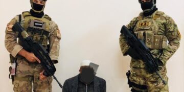 القاء القبض على احد المطلوبين للقضاء وفق احكام المادة 4 / ارهاب