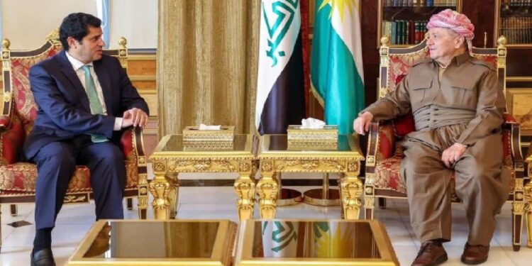 ارزاني يستقبل القنصل الكويتي في أربيل