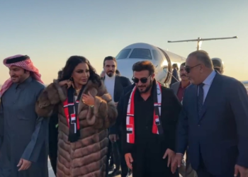 بالفيديو .. وصول الفنانة احلام والفنان ماجد المهندس الى مطار البصرة الدولي